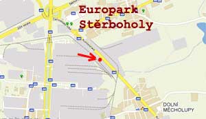 Kontaktní mapa Hydrotek Praha s.r.o.